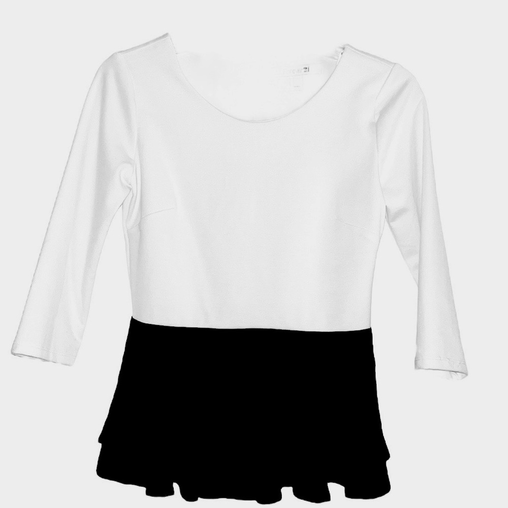 Forever 21 long sleeve peplum top